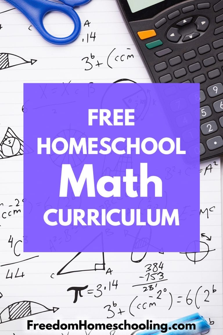Free Homeschool Math Curriculum - Freedom Homeschooling