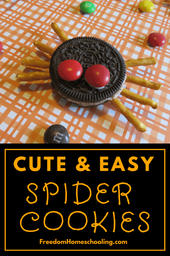 Cute and Easy Spider Cookies