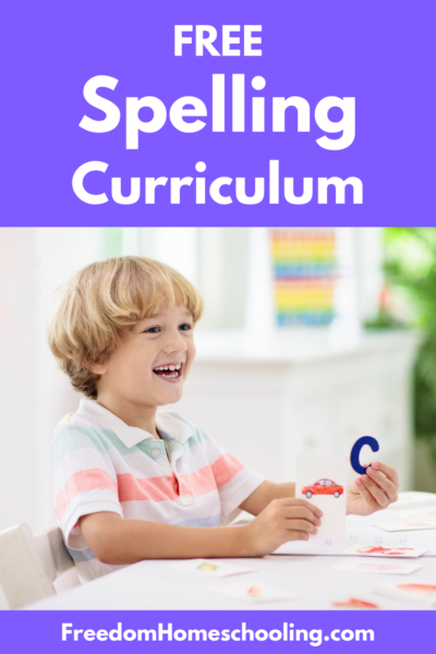 Free spelling curriculum