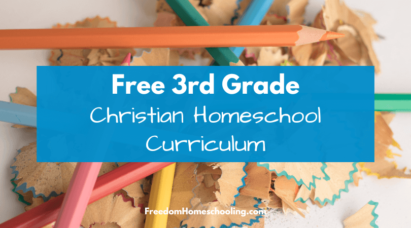 3rd grade Christian Homeschool Curriculum FB23 free 3rd grade christian homeschool curriculum