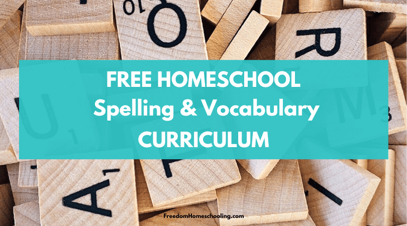 free homeschool spelling & vocabulary curriculum