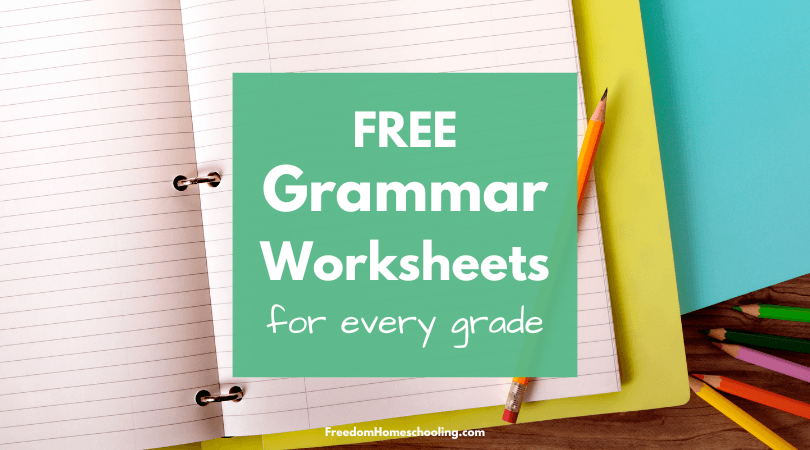 Free Grammar Worksheets for Every Grade