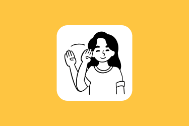 Learn American Sign Language Menu Button
