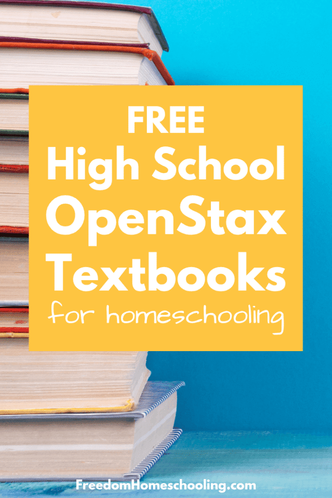 Free High School OpenStax Textbooks