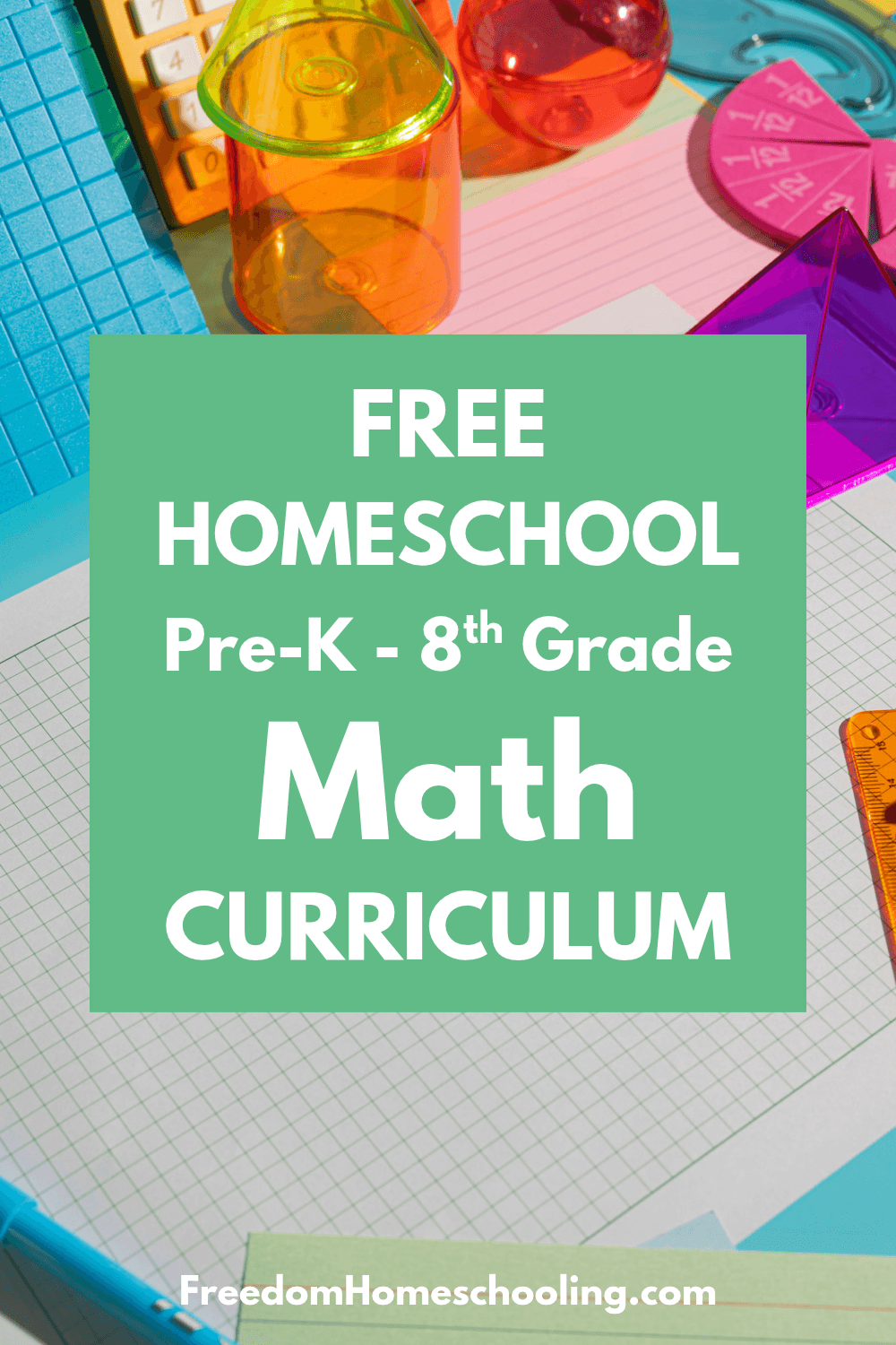 Free Homeschool Pre-K to 8th Grade Math Curriculum